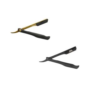 JRL-RASOIO METALLO MEZZA LAMA BLACK/ORO